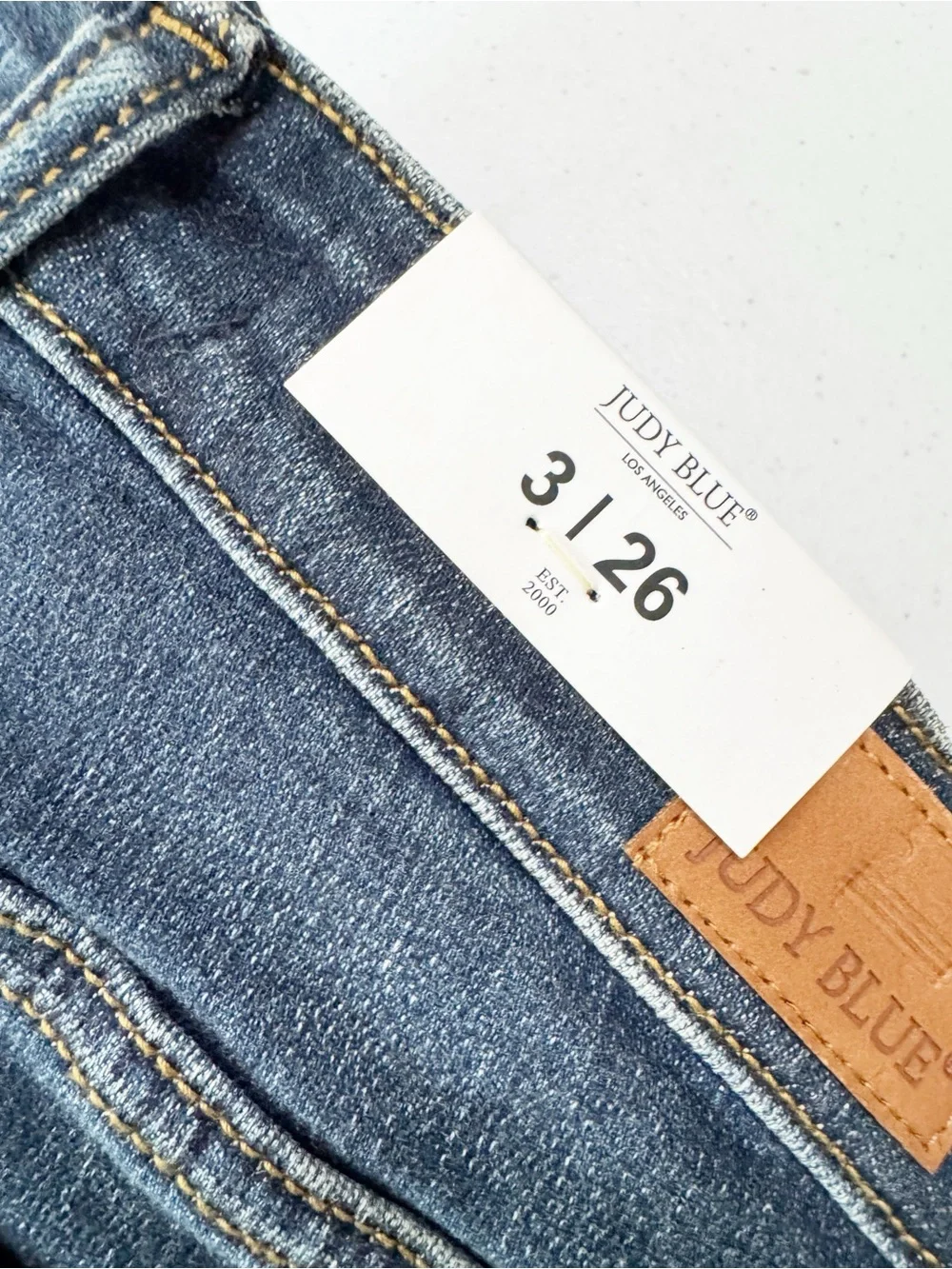 Judy Blue Destructed Mid Rise Skinny Jeans NWT 26